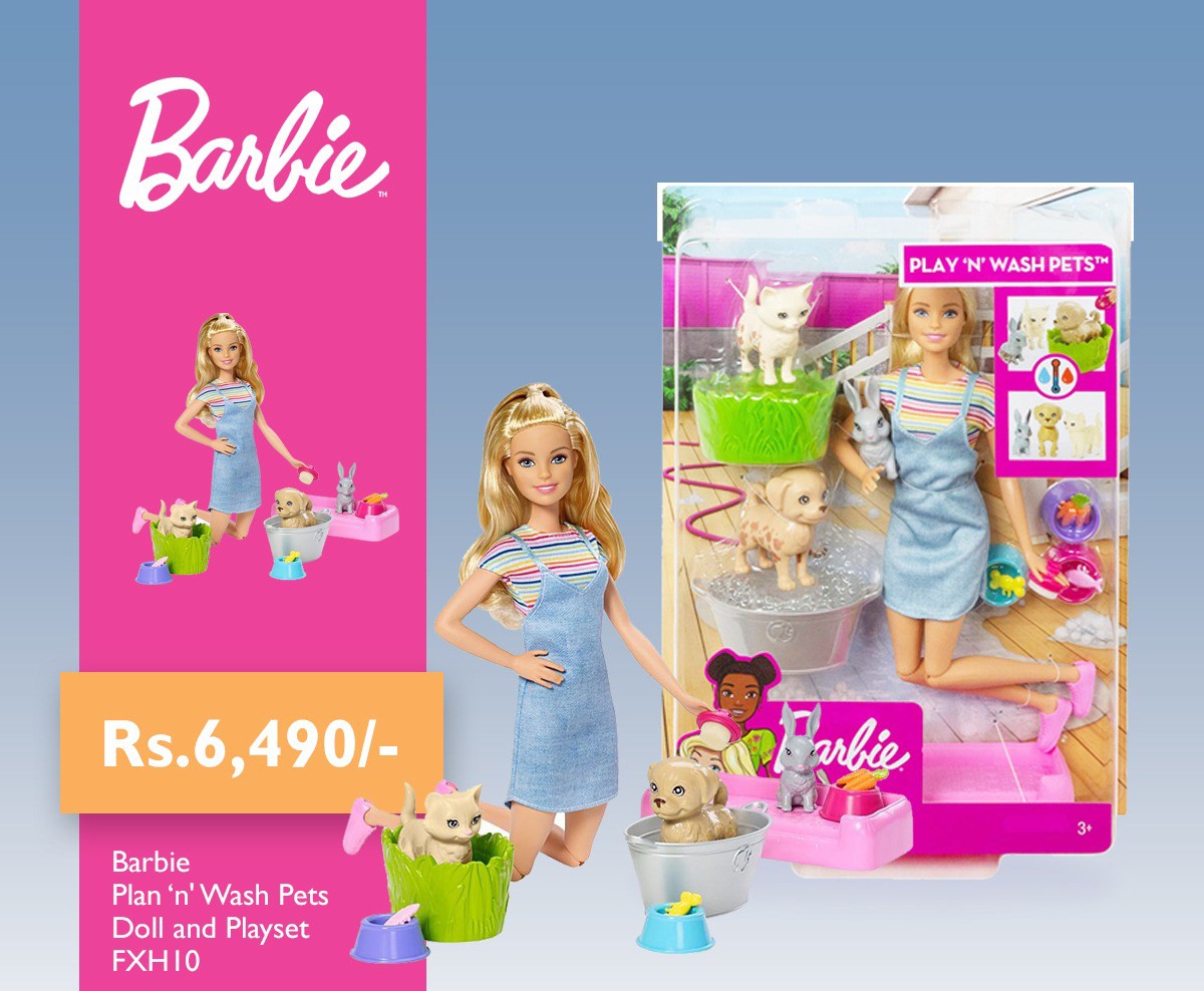 barbie wash pets